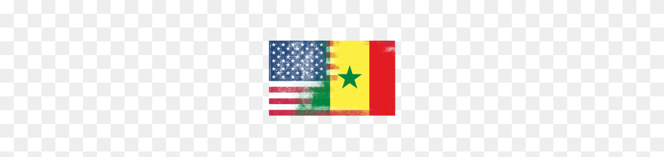 Senegalese American Half Senegal Half America Flag, American Flag Free Png