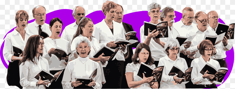 Senior Choir Performance, Adult, Person, Man, Male Png