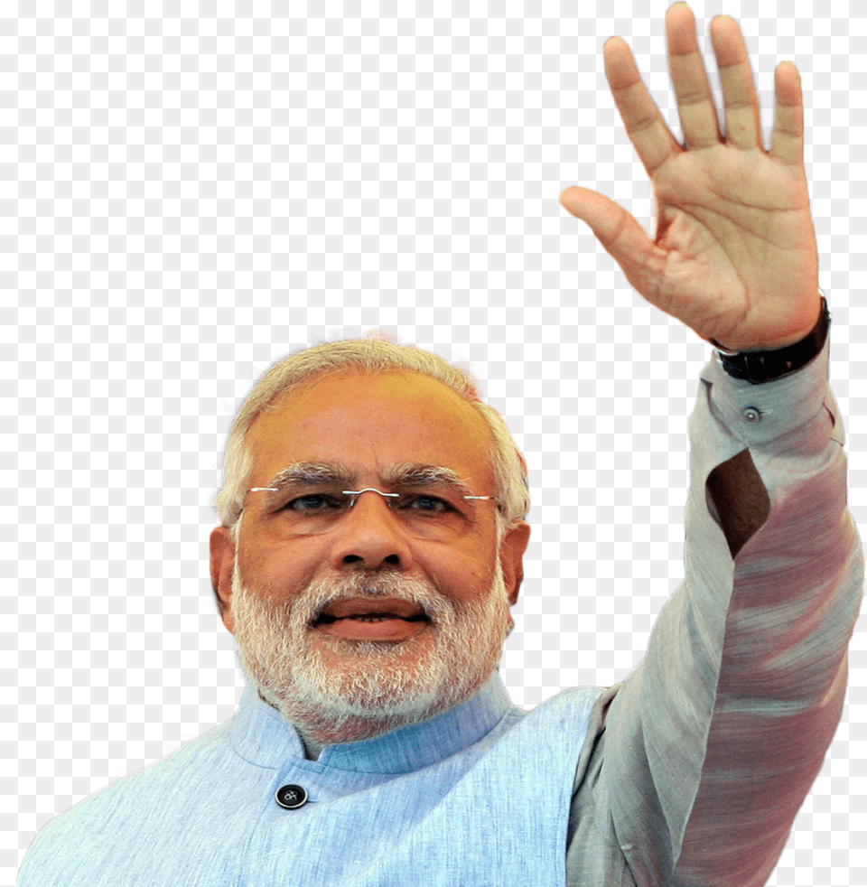 Senior Citizen Download Narendra Modi Hd Images, Hand, People, Person, Finger Free Png