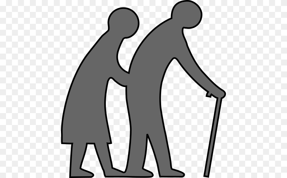 Senior Citizens Clip Art, Person, Walking, Cleaning, Animal Free Transparent Png