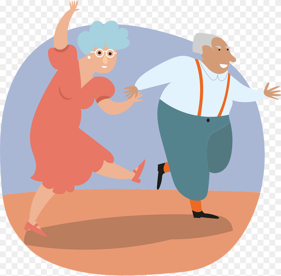 Senior Citizens Clipart, Baby, Person, Dancing, Leisure Activities Png