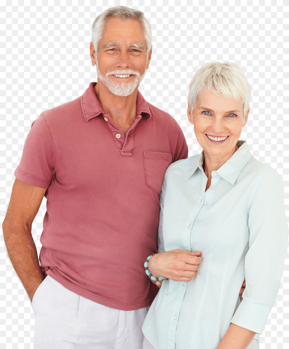 Senior Couple, Hand, Shirt, Head, Happy Free Png Download