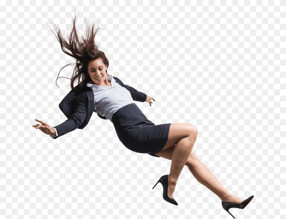 Senior Female Professional Woman Professional Woman Jumping Up, Adult, Person, Leisure Activities, Dancing Png Image