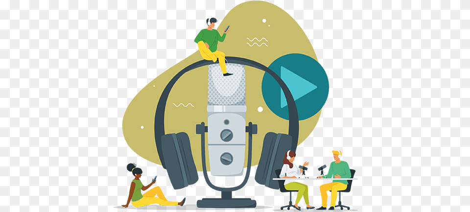 Senior Living Podcast From Smart Experts Illustration, Adult, Man, Male, Person Png Image