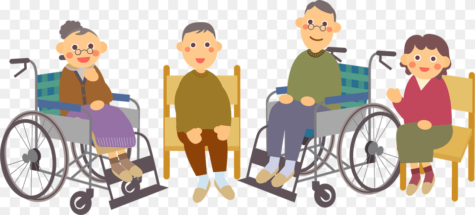 Senior People Clipart, Furniture, Chair, Baby, Person Free Transparent Png