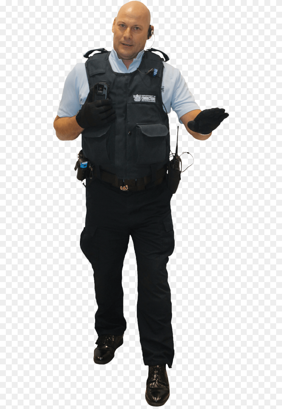 Senior Tactical Operations Adviser Rob Hoogenraad In Security, Vest, Clothing, Person, Man Png Image