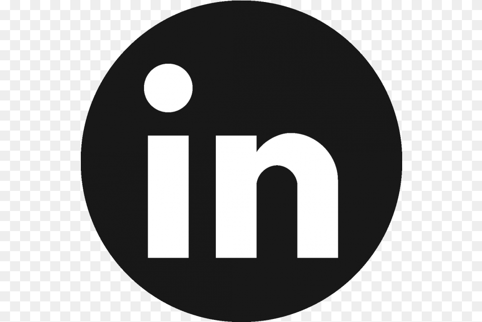 Senior Vice President Linkedin Logo In Circle Clipart Circle Linkedin Logo, Disk Free Transparent Png