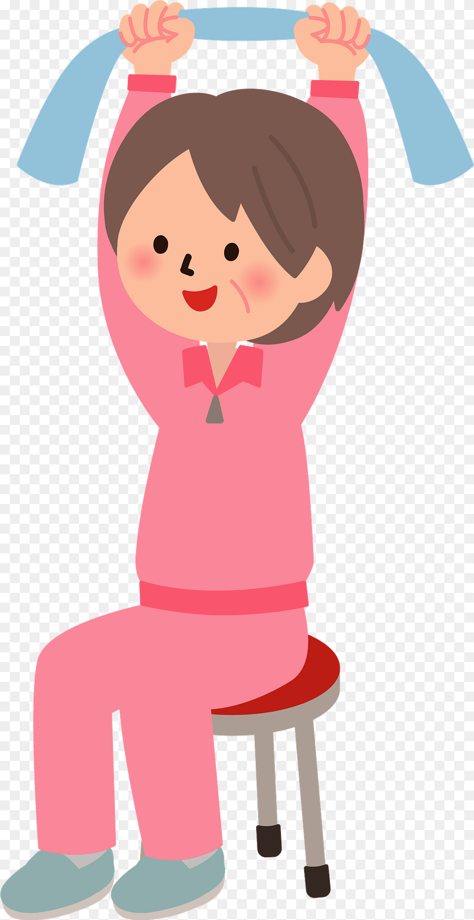 Senior Woman Is Exercising Clipart, Baby, Person, Photography, People Png Image