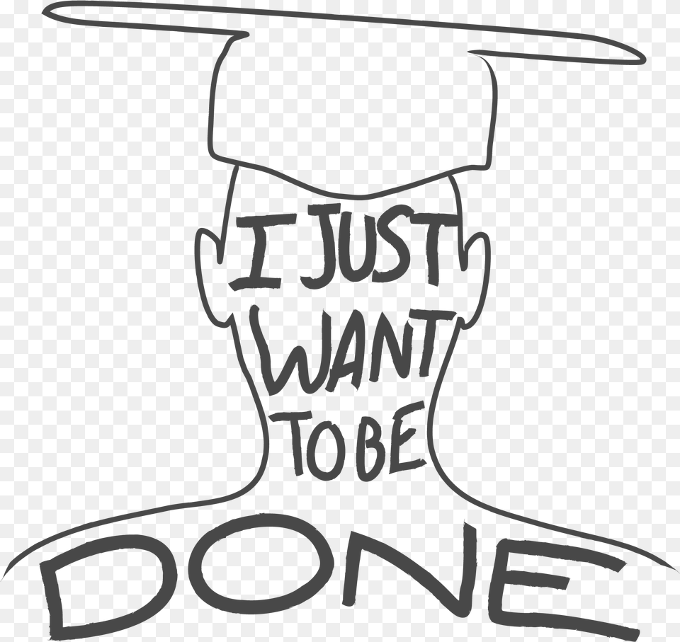 Senior Year, People, Person, Graduation, Stencil Free Png Download