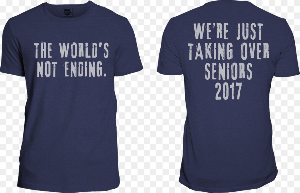 Seniors 2017 Active Shirt, Clothing, T-shirt Png Image