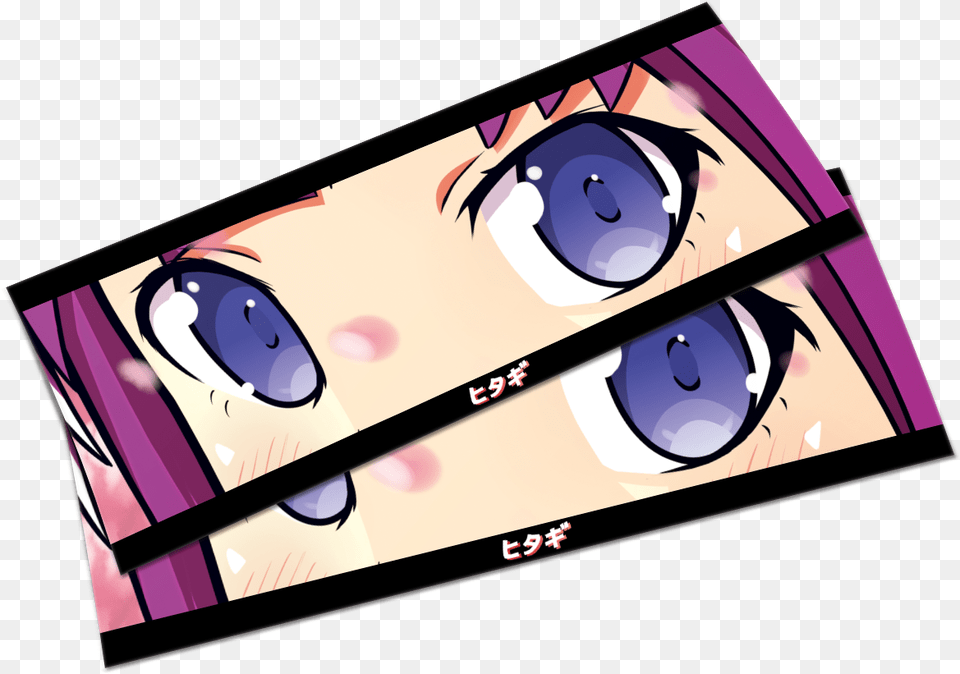 Senjougahara Eyes Slap Cartoon, Book, Publication, Comics, Computer Hardware Free Png Download