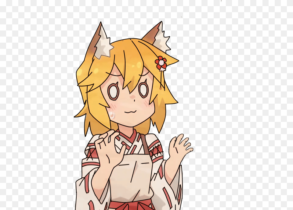 Senko San Surprised, Anime, Person, Face, Head Free Png