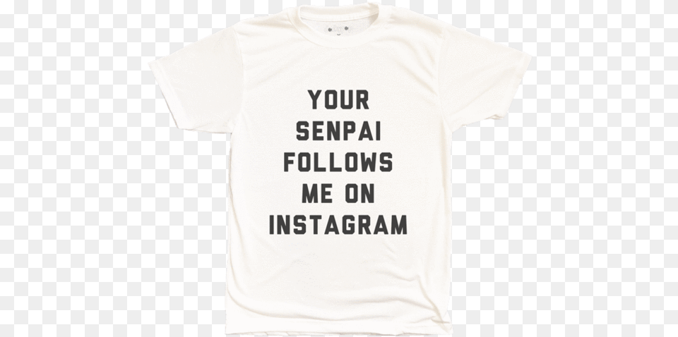 Senpai Instagram Tee Active Shirt, Clothing, T-shirt Png