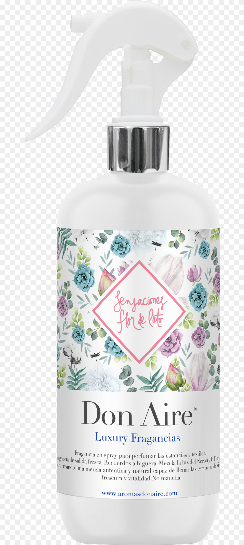 Sensaciones Sensaciones Flor De Loto Liquid Hand Soap, Bottle, Lotion, Cosmetics, Perfume Png