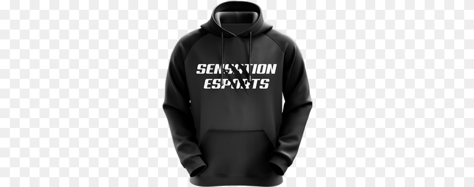 Sensation Esports Ripped Text Hoodie Black Alien Breakout Hoodie Custom Sweatshirt Pull Over, Clothing, Knitwear, Sweater, Hood Free Png Download