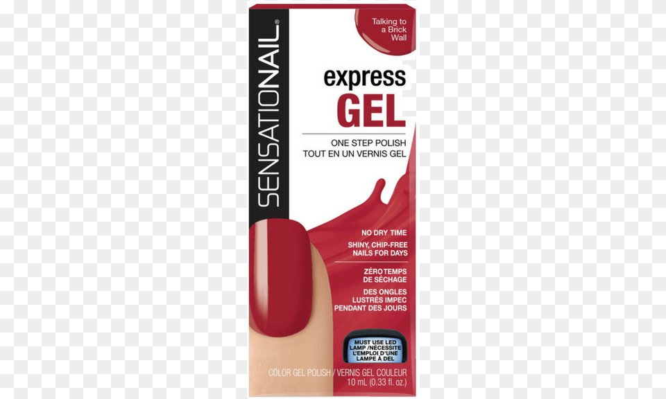 Sensationail Gel Red, Advertisement, Poster, Body Part, Hand Png