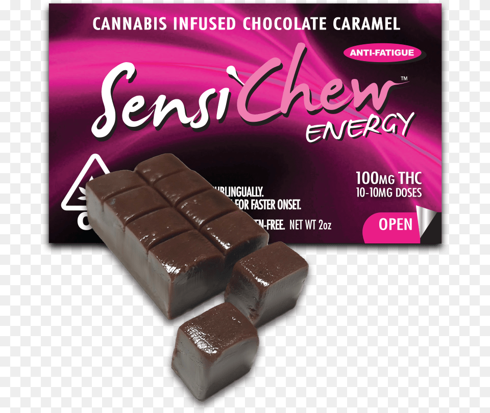 Sensi Chew Energy With Ginseng, Chocolate, Dessert, Food Free Png Download