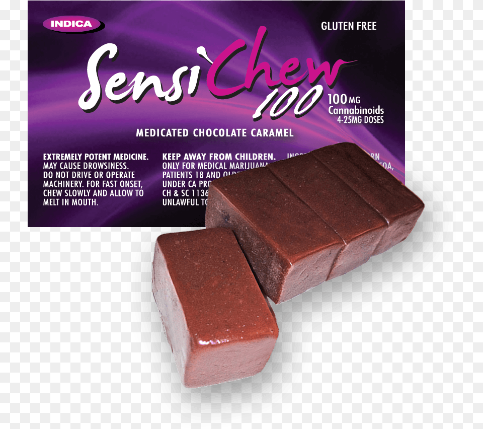 Sensi Chew Indica 300dpi Ca Sensi Chew Cbd Platinum, Chocolate, Dessert, Food Free Png Download