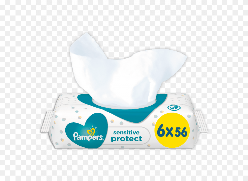 Sensitive Baby Wipes 6 X 56 Pampers, Paper, Towel, Paper Towel, Tissue Free Transparent Png