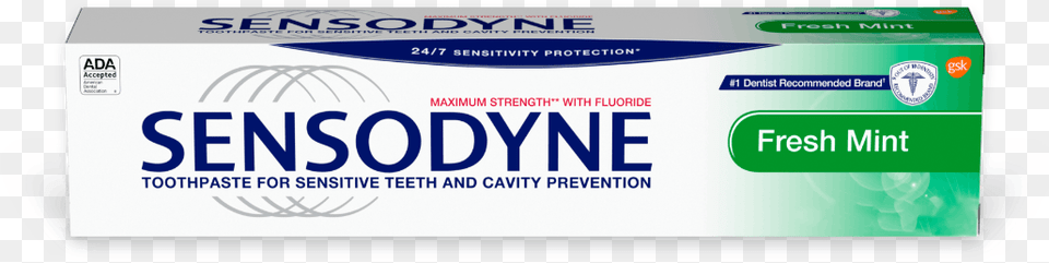 Sensodyne Toothpaste In Fresh Mint Free Png Download
