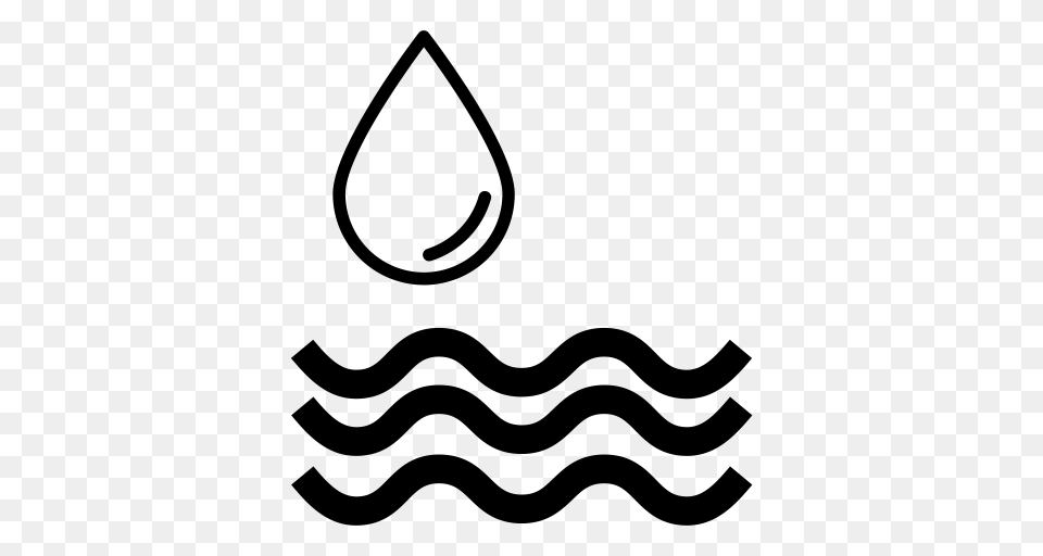 Sensor Flooding Flooding House Icon With And Vector Format, Gray Free Png Download