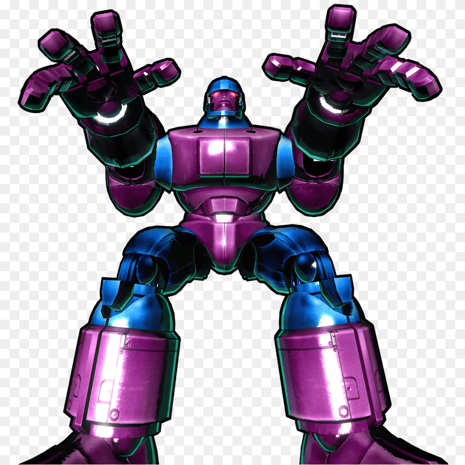 Sentinel, Robot, Person, Toy, Purple Png Image
