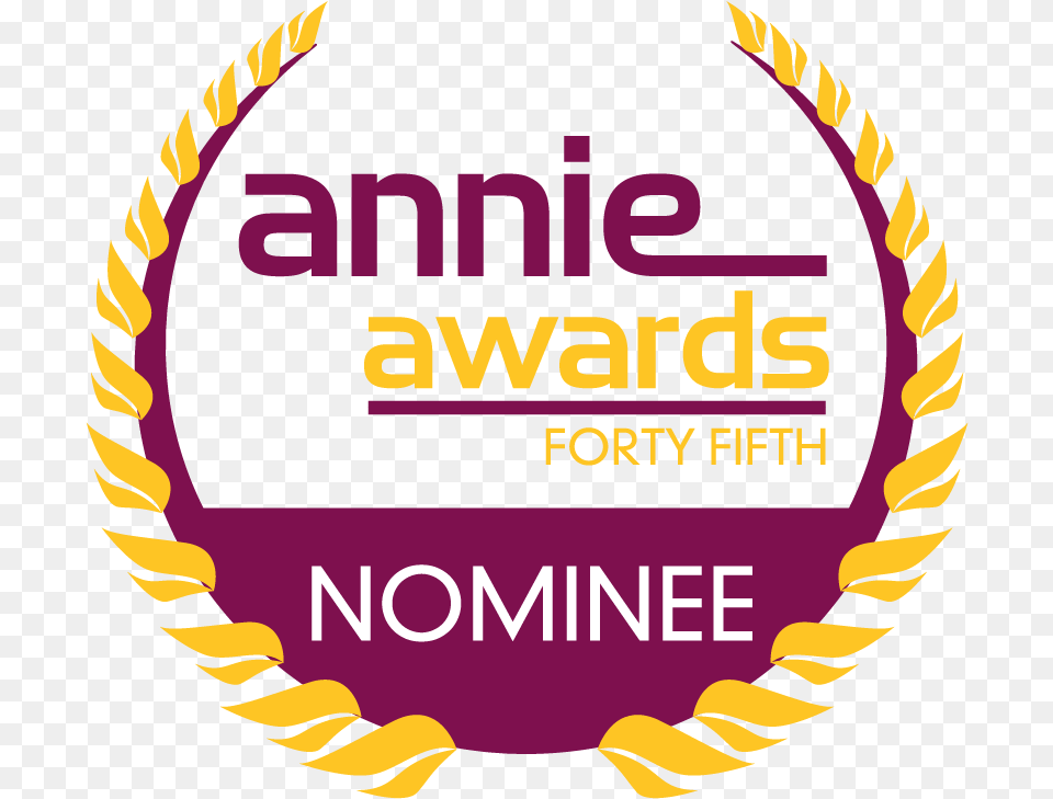 Senuas Sacrifice Forty Fifth Annie Awards Logo, Person, Symbol, Badge, Advertisement Free Transparent Png