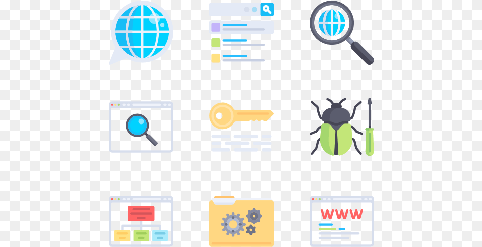 Seo And Online Marketing Search Icon Free Transparent Png