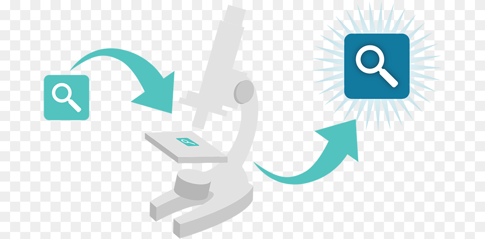 Seo Microscope Graphic Design Free Png Download