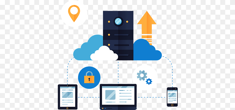 Seo Multiple Location Hosting Tally On Cloud, Computer, Electronics, Pc, Outdoors Free Png