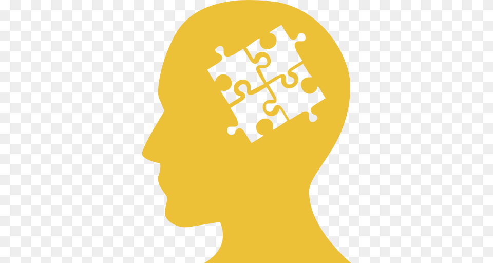 Seo Specialist Bald Head Male Symbol With Puzzle Pieces Inside Png Image