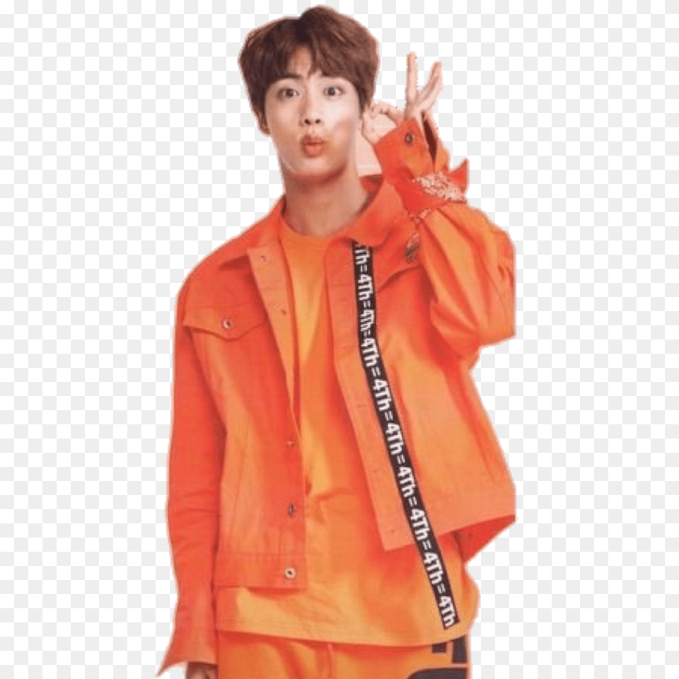 Seokjin Jin Freetoedit, Clothing, Coat, Jacket, Boy Png