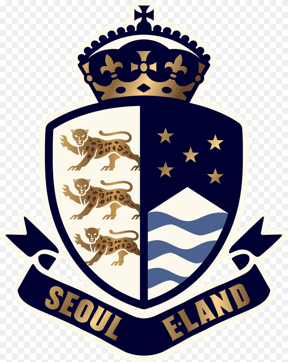 Seoul E Land Fc, Badge, Logo, Symbol, Emblem Free Transparent Png