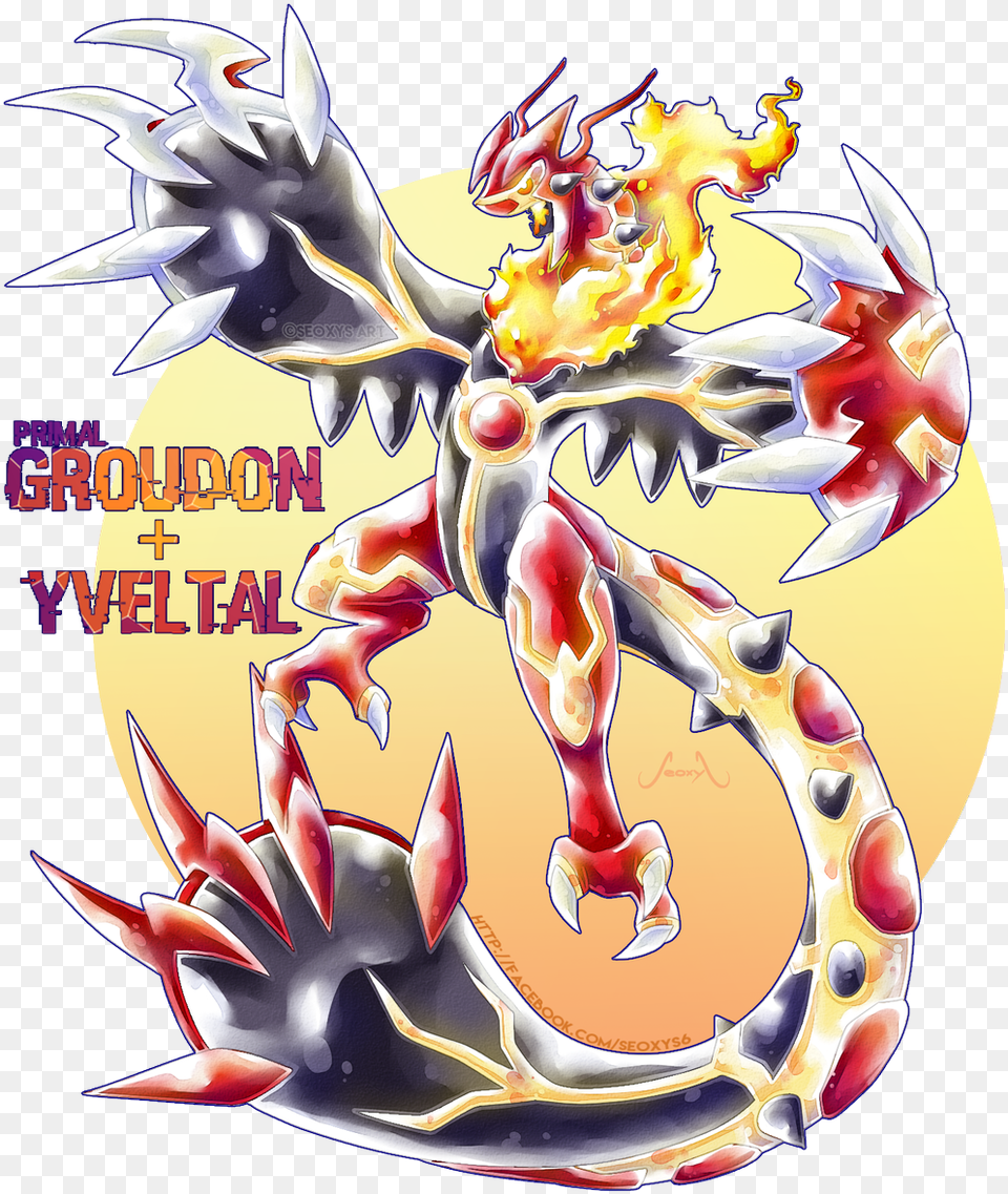 Seoxys On Twitter Groudon Yveltal, Dragon, Baby, Person Free Png Download