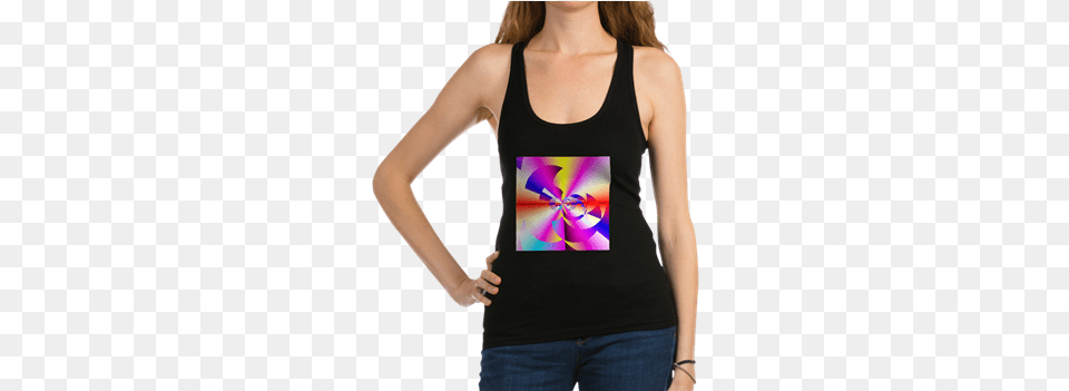 Sep 2018 From Oceanside Ca Certified Addict Pitch Perfect Dark Racerback Tan, Clothing, Tank Top, Adult, Female Png