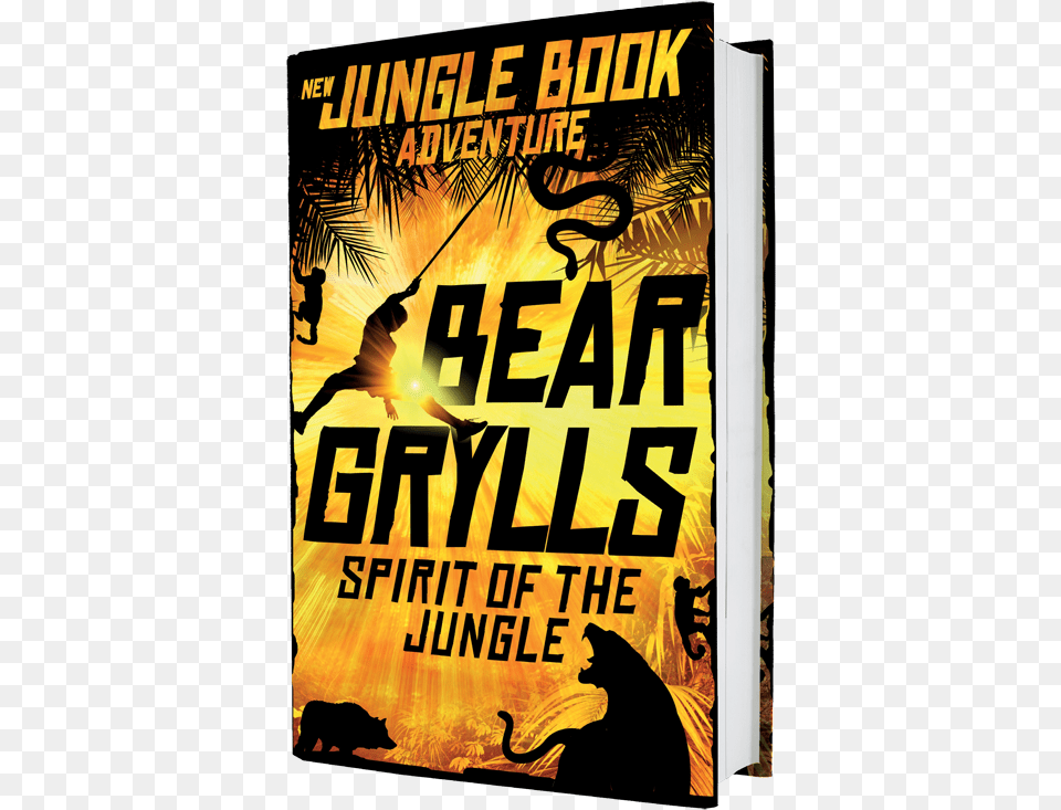 Sep Bear Grylls Spirit Of The Jungle, Advertisement, Publication, Poster, Book Free Transparent Png