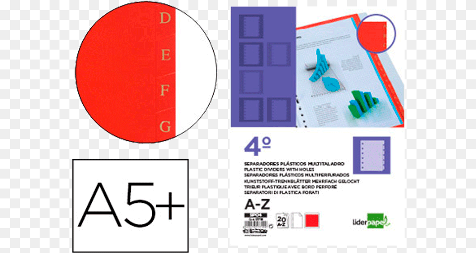 Separadores A5 Plstico A Z Conquerant Classique Cahier 32 Pages Sys 25 Mm, Page, Text, File, Qr Code Free Png Download
