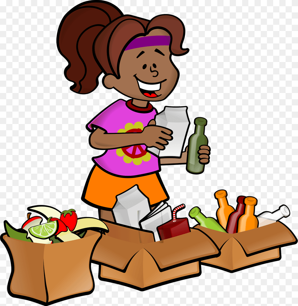 Separating Recycling Clipart, Cartoon, Face, Head, Person Free Png
