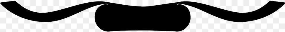 Separator Ribbon Horizontal Bottom, Gray Free Png