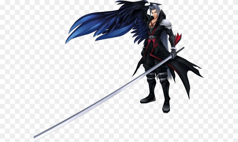 Sephiroth, Adult, Female, Person, Sword Free Png