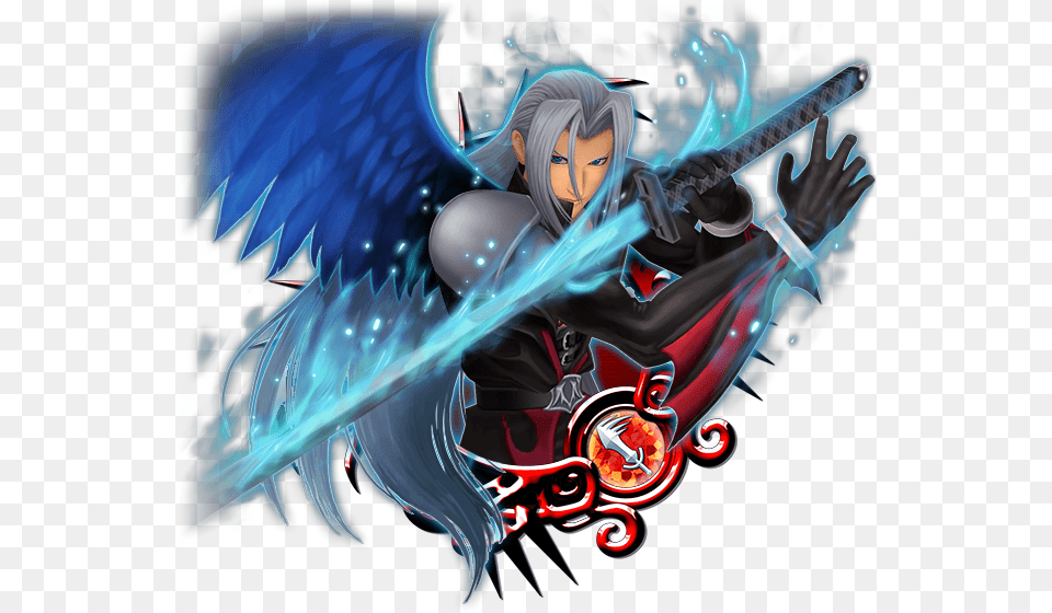 Sephiroth Ex Kingdom Hearts Union X Cloud, Adult, Female, Person, Woman Free Transparent Png