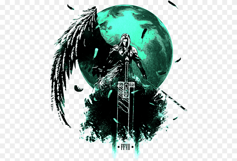 Sephiroth Final Fantasy Iphone 11 Case Final Fantasy 7 Stickers, Person, Astronomy, Outer Space Png Image