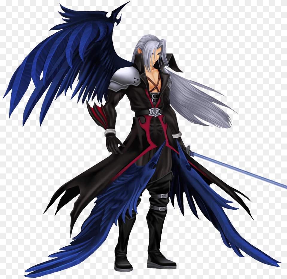 Sephiroth Image Transparent Kingdom Hearts Sephiroth, Adult, Female, Person, Woman Png