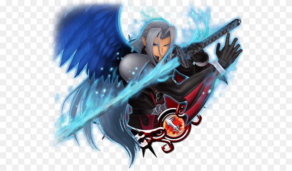 Sephiroth Kingdom Hearts Union X Sephiroth Ex, Adult, Female, Person, Woman Png Image