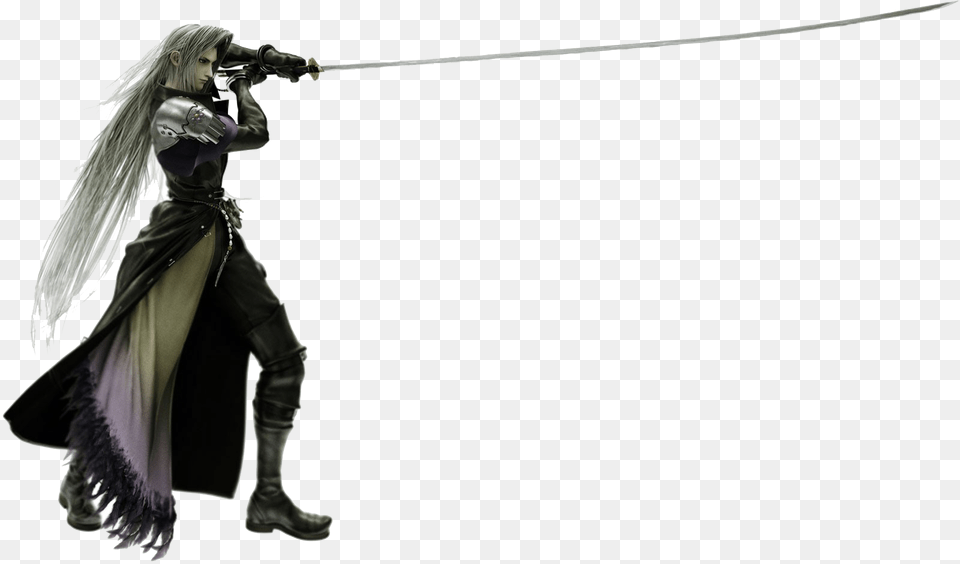 Sephiroth Photo Background Alucard Sword Castlevania Netflix, Adult, Female, Person, Weapon Free Png