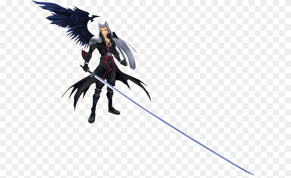 Sephiroth Sephiroth Sword Kingdom Hearts, Weapon, Adult, Male, Man Free Png Download