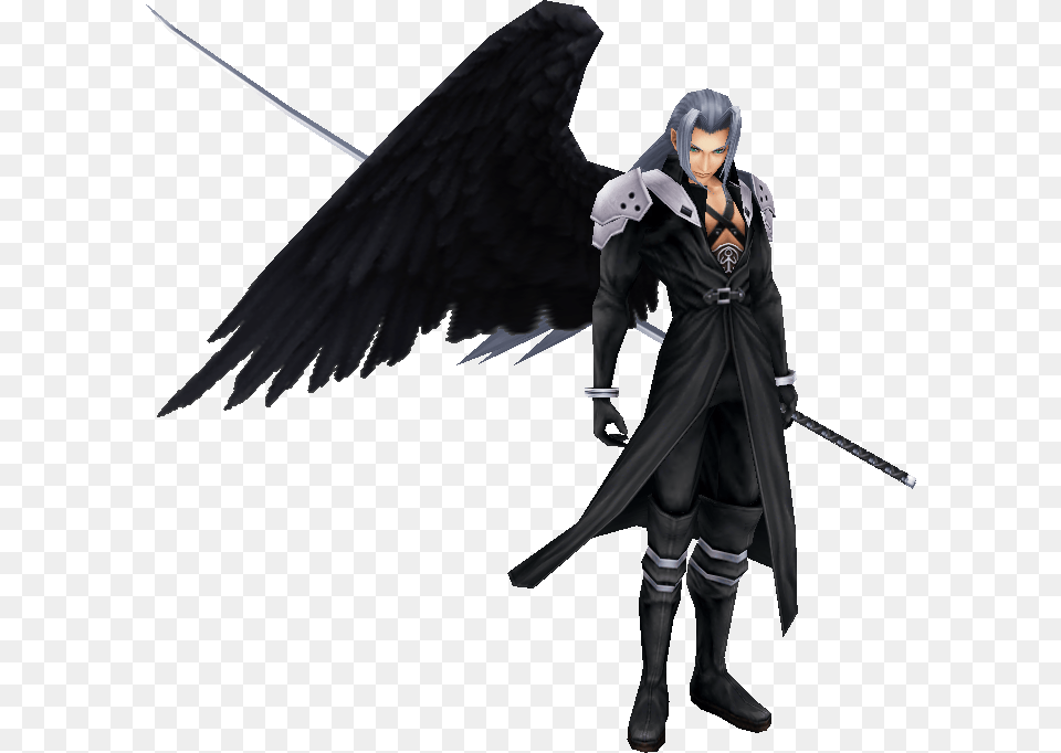 Sephiroth Transparent Image Sephiroth Smash Ultimate, Adult, Person, Man, Male Png