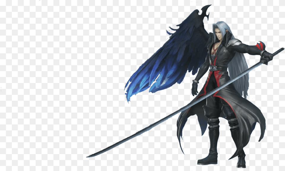Sephiroth Sephiroth Kingdom Hearts Dissidia, Sword, Weapon Free Transparent Png