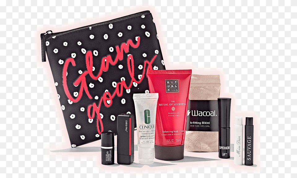 Sephora Play Box Cosmetics, Bottle, Lotion, Lipstick, Perfume Png Image