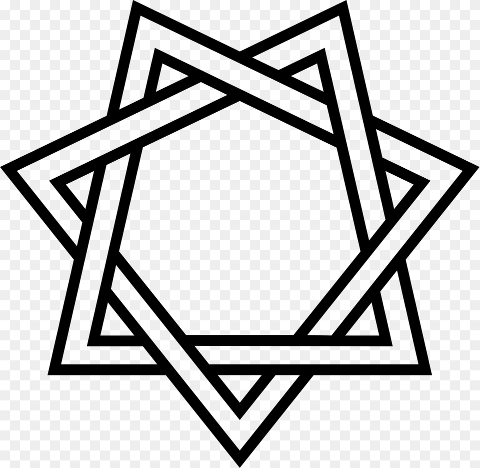 Septagram Star Of Babalon Clipart, Star Symbol, Symbol, Gate Free Png Download